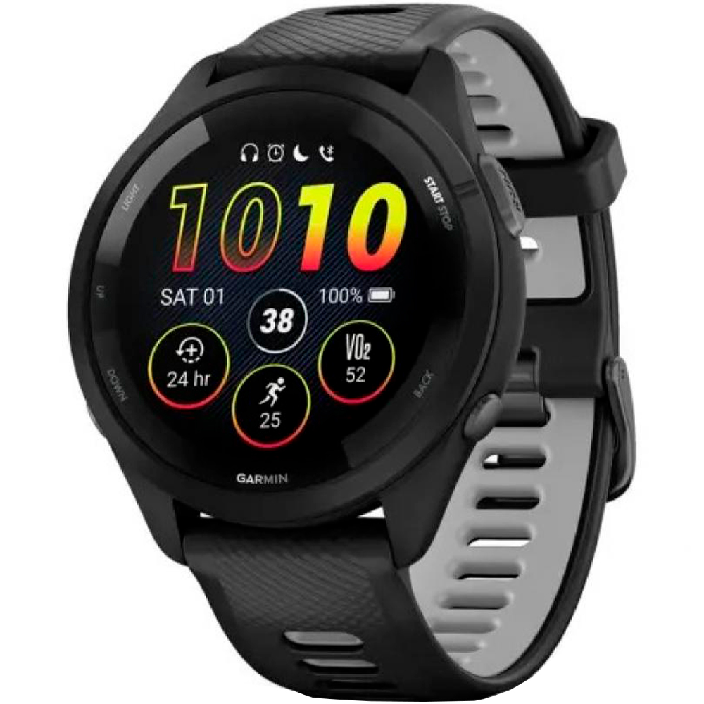 Smart Watche Garmin Forerunner 265, Black/Powder Gray photo 1