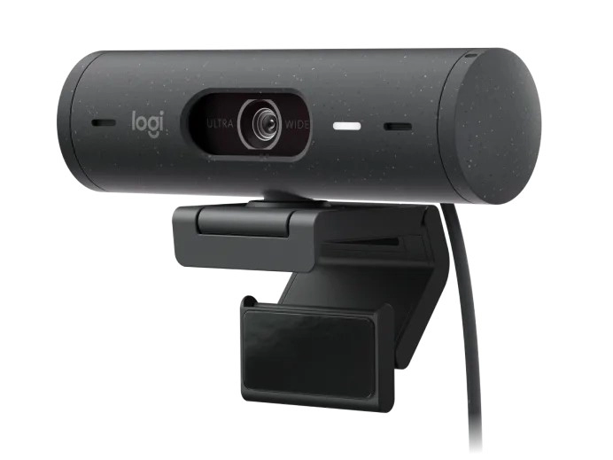 Веб-камера Logitech Brio 500 / 1080p / auto light correction / 4MP / stereo mic / USB-C / Graphite