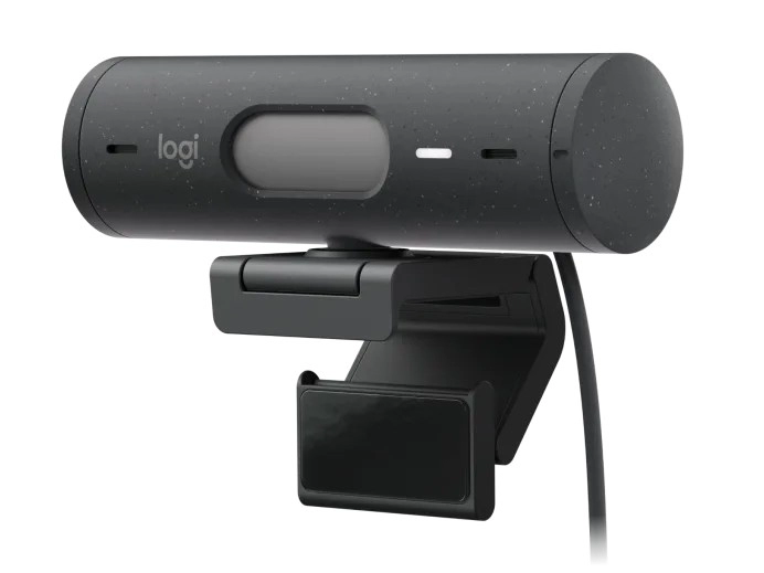Веб-камера Logitech Brio 500 / 1080p / auto light correction / 4MP / stereo mic / USB-C / Graphite