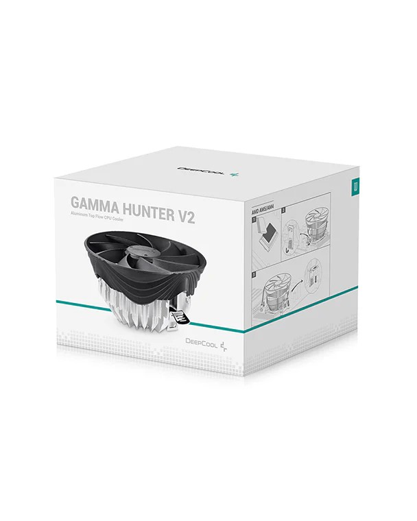 Кулер DEEPCOOL GAMMA  HUNTER V2/ 95W/ Universal/ 1600rpm/ 21dBA/ 55.5 CFM photo 6