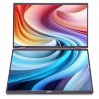 15.6” Двойной портативный монитор ACER PM161QB / 2xFHD/ 4ms / Black thumbnav 1