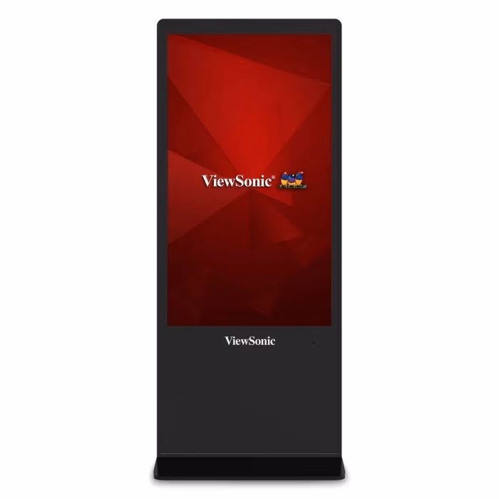 ViewSonic EP5542, Digital ePoster Kiosk, 55” (3840x2160), Portrait Mode Only, 16/7, 400nits, 1300:1, 2GB RAM / 16GB Storage, HDMI x 3, DisplayPort, LAN (RJ-45), USB-A x 3, Audio Line-in/Out, Android OS, Speakers 2 x 10W, Black