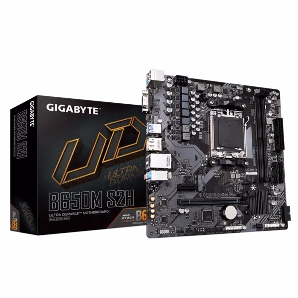 Материнская плата GIGABYTE B650M S2H / AM5 / B650 / DDR5 / mATX