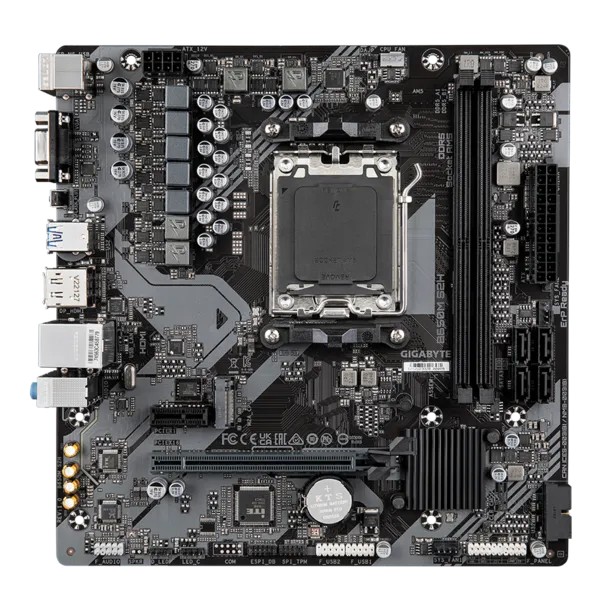 Placa de baza GIGABYTE B650M S2H / AM5 / B650 / DDR5 / mATX photo 2