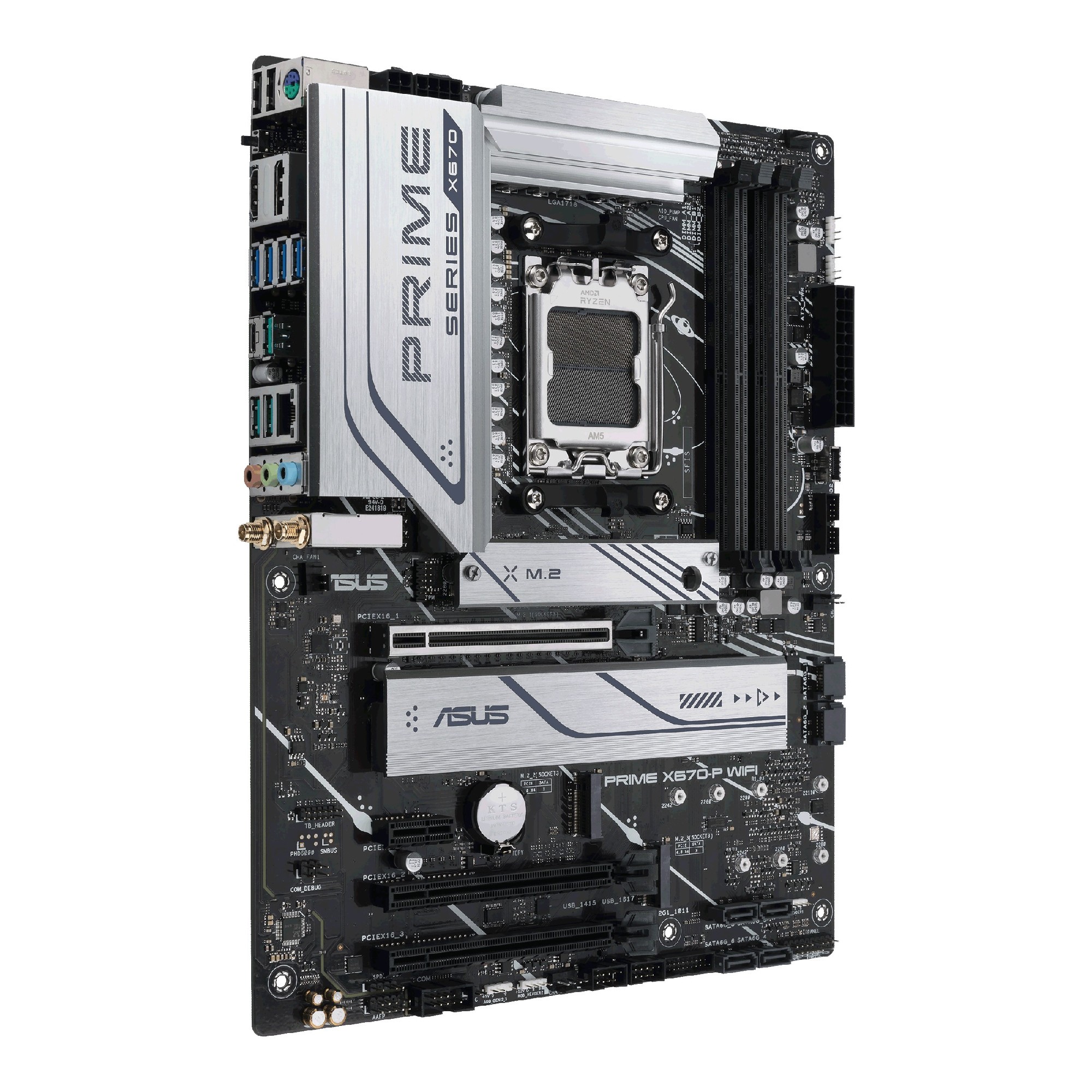 Placa de baza ASUS PRIME X670-P WIFI / AM5 / AMD X670 / DDR5 / ATX photo 3