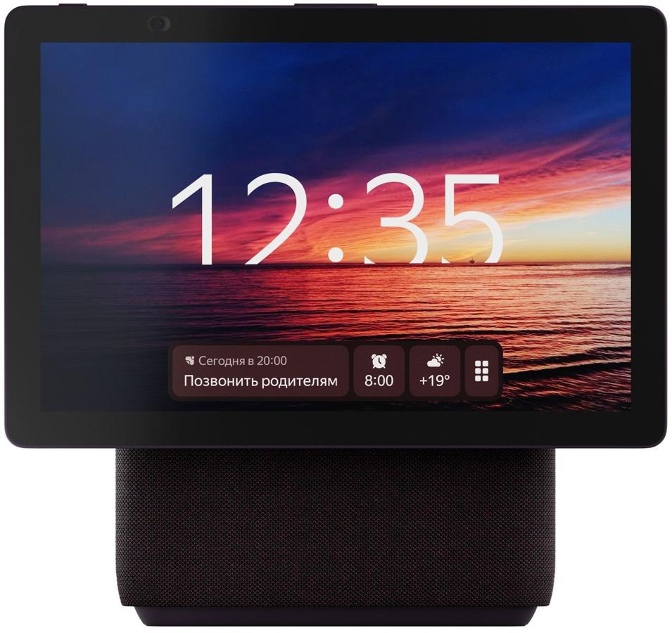 Умная колонка Yandex Station Duo Max with Alisa / 60W / Display 10.5” / FHD / Cam 13Mpx / Red photo 2