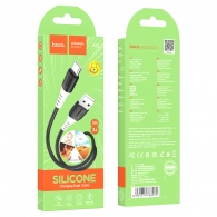 Кабель USB на USB-C HOCO  X82 / 1m / Silicone / up to 3A / Black thumbnav 3