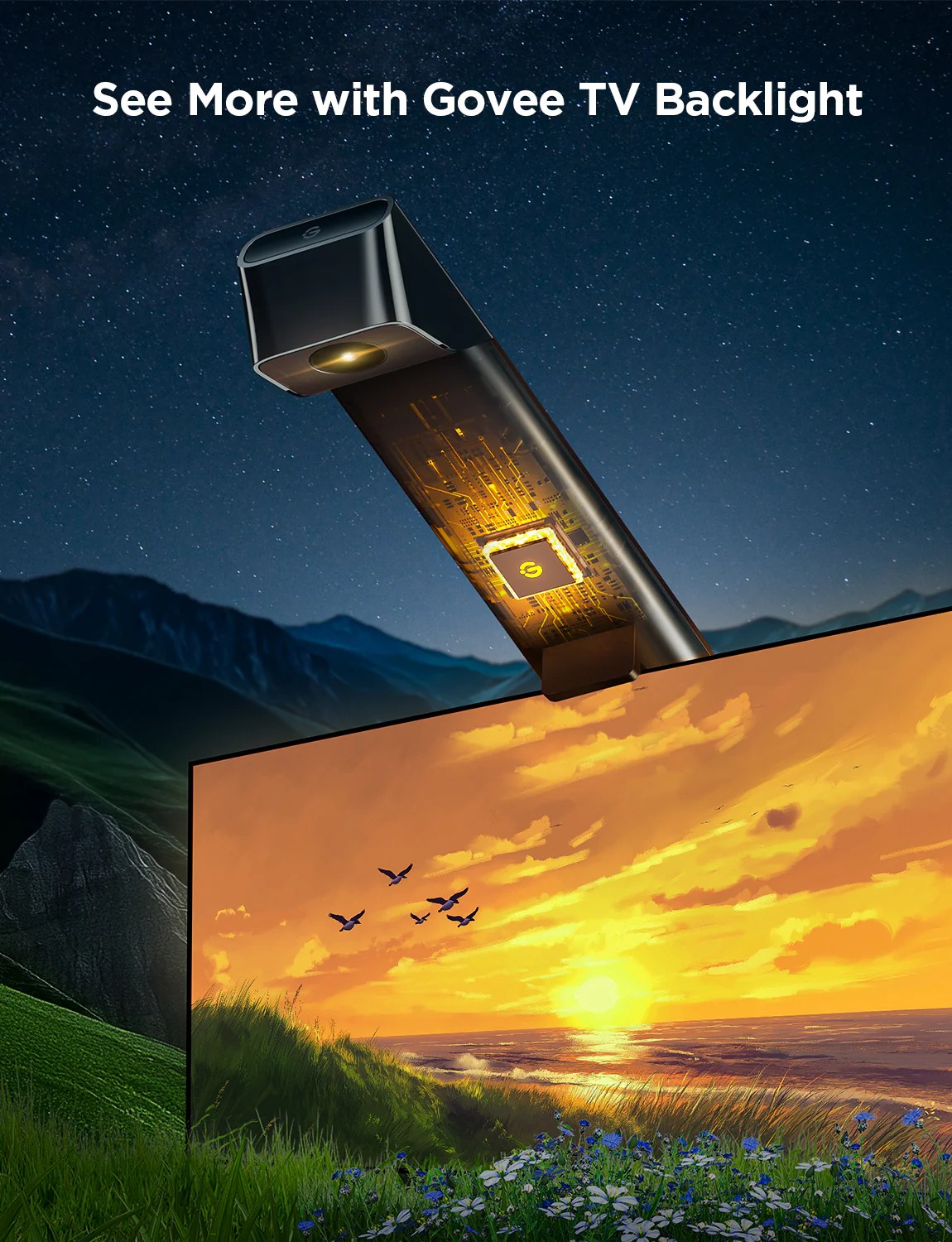 Светодиодная лента для телевизора GOVEE RGBIC TV Backlight 3 Lite (40”-50”) photo 2