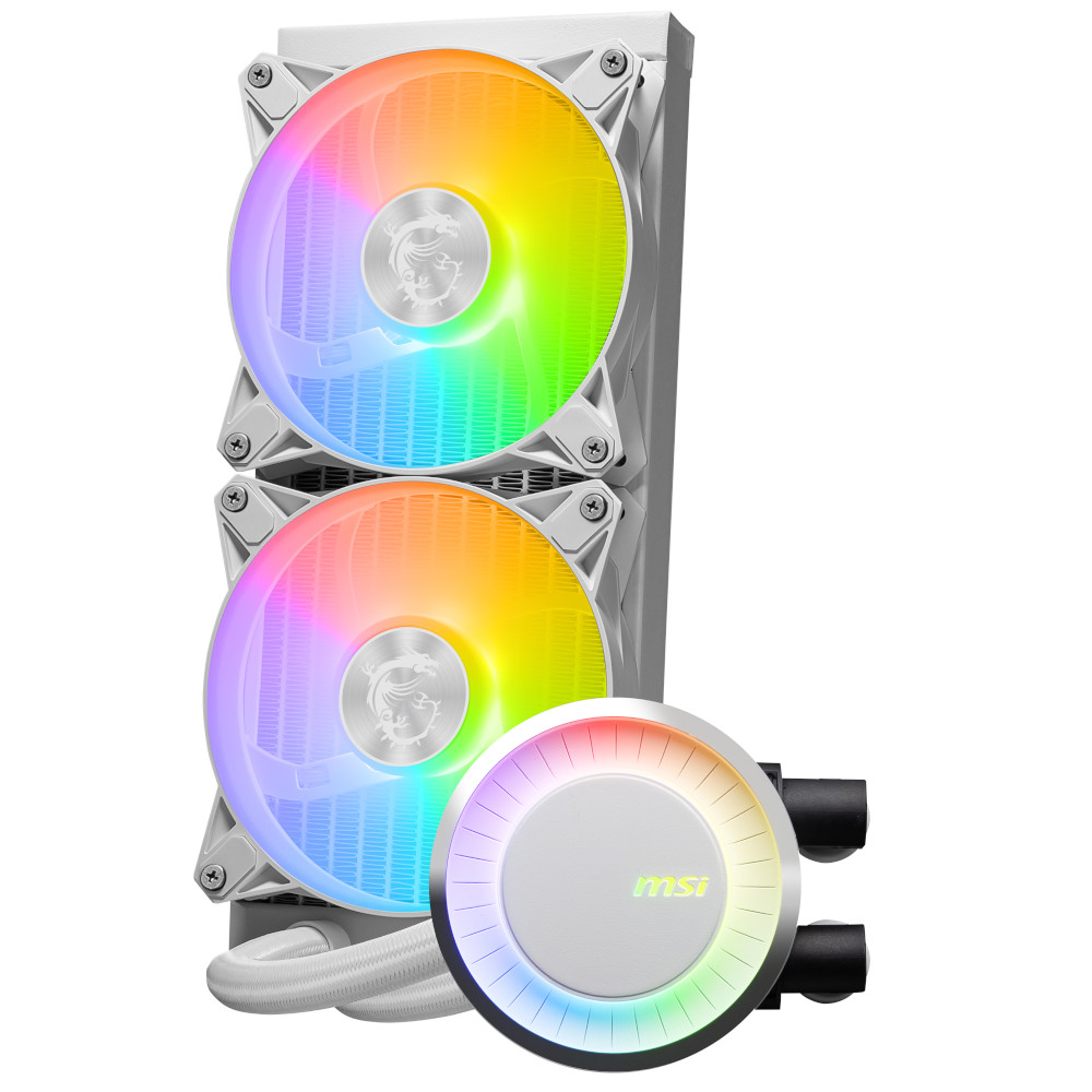 Жидкостный Кулер MSI MAG CORELIQUID E240 WHITE/ Universal/ 21.63 ~ 78.73 CFM photo 3