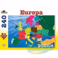 Puzzle Noriel 240 piese Lumea Vesela - Europa