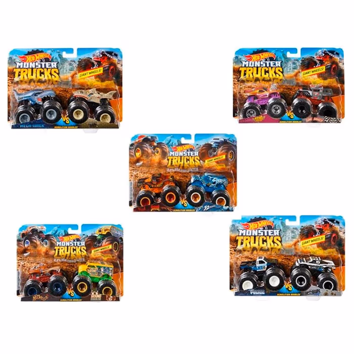 Set de 2 masinute HW Monster Trucks FYJ64 