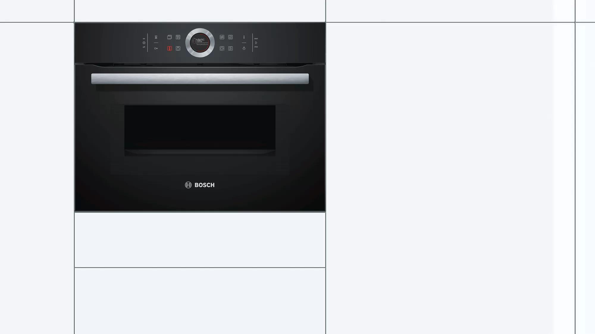 Встраиваемый дух. шкаф с микроволной печью Bosch CMG633BB1 / 45 л. / / Черный photo 2