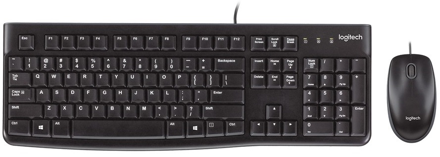 Tastatura si mouse cu fir Logitech MK120 photo 1