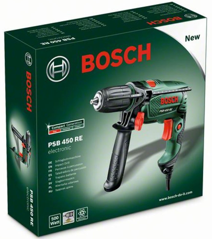 Masina de gaurit cu percutie Bosch PSB 450 RE photo 3