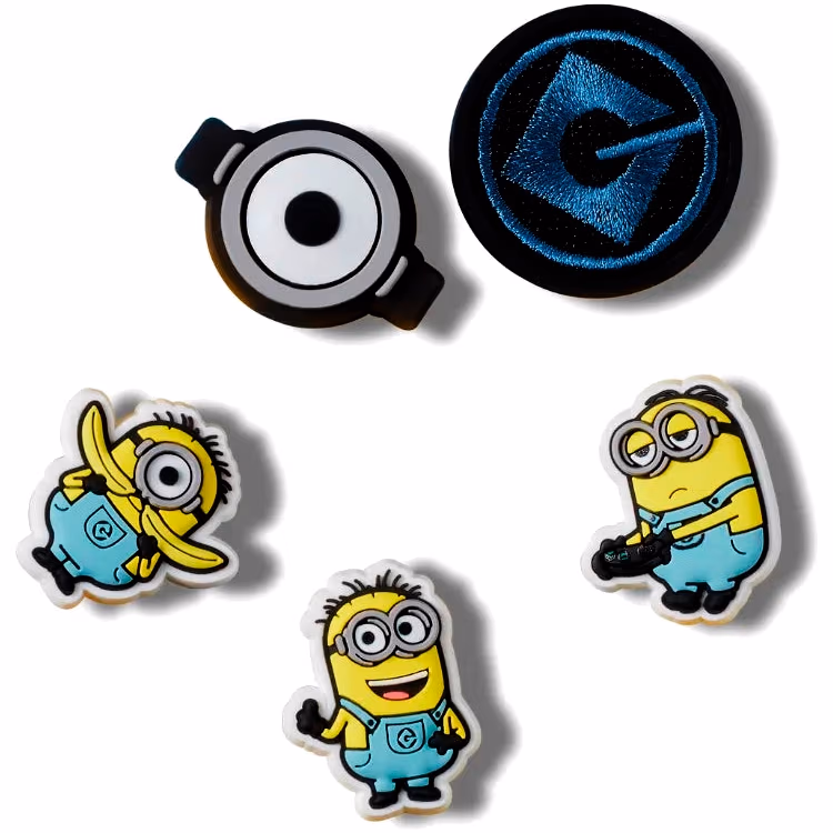 Джибитсы Crocs Minions 5 Pack 