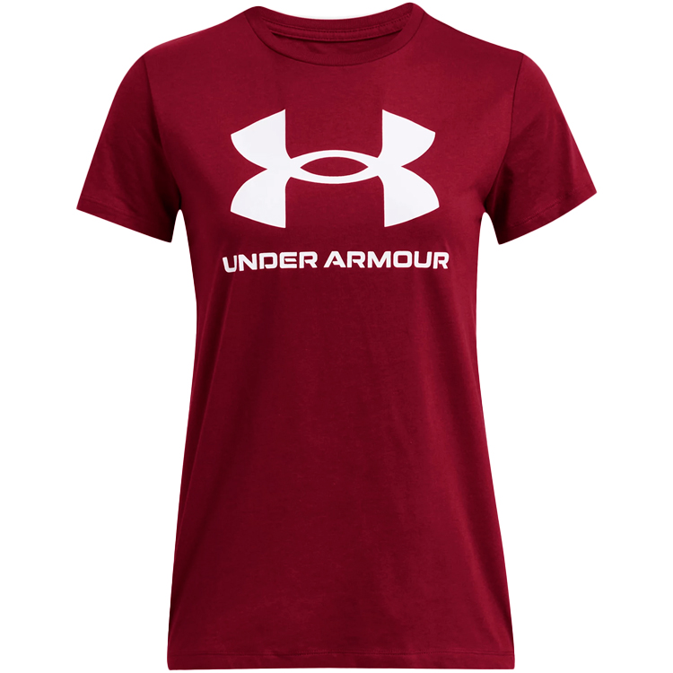 Tricou Under Armour UA W SPORTSTYLE LOGO SS XL Bordo Femei photo 2