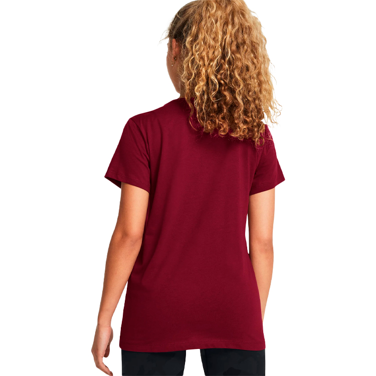 Tricou Under Armour UA W SPORTSTYLE LOGO SS XL Bordo Femei photo 3