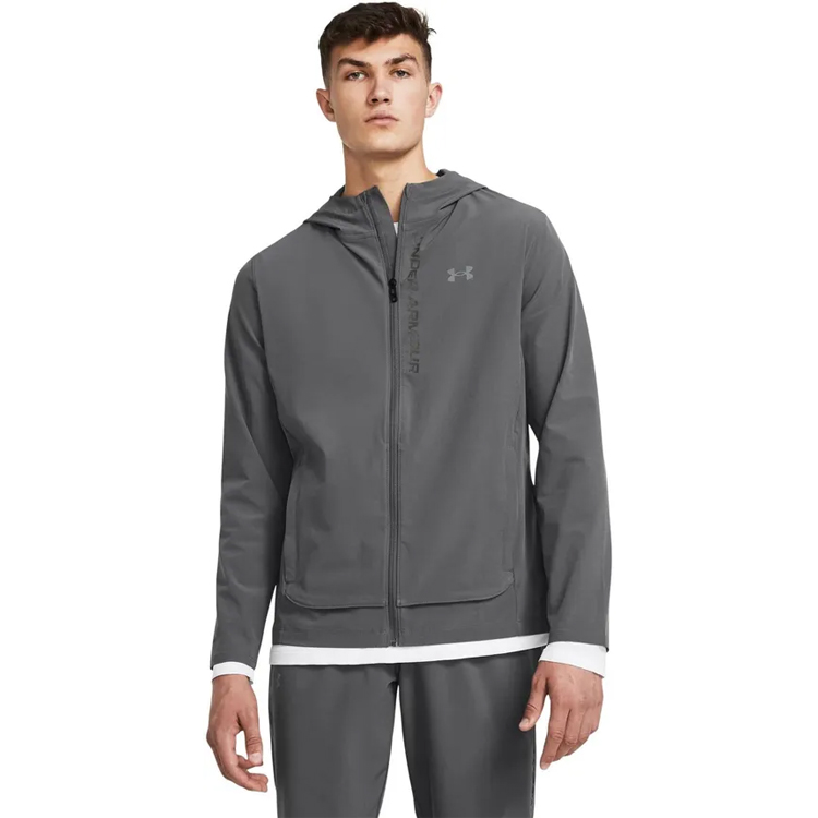 Jachetă Under Armour UA OutRun the STORM Jacket S Gri pentru bărbați  photo 4