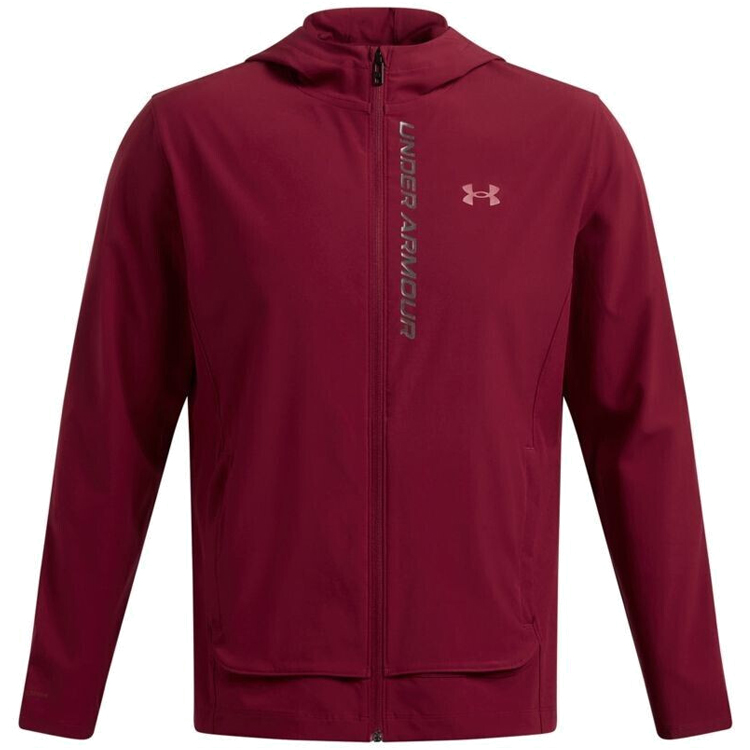 Jachetă Under Armour UA OutRun the STORM Jacket L Bordo pentru bărbați  photo 2