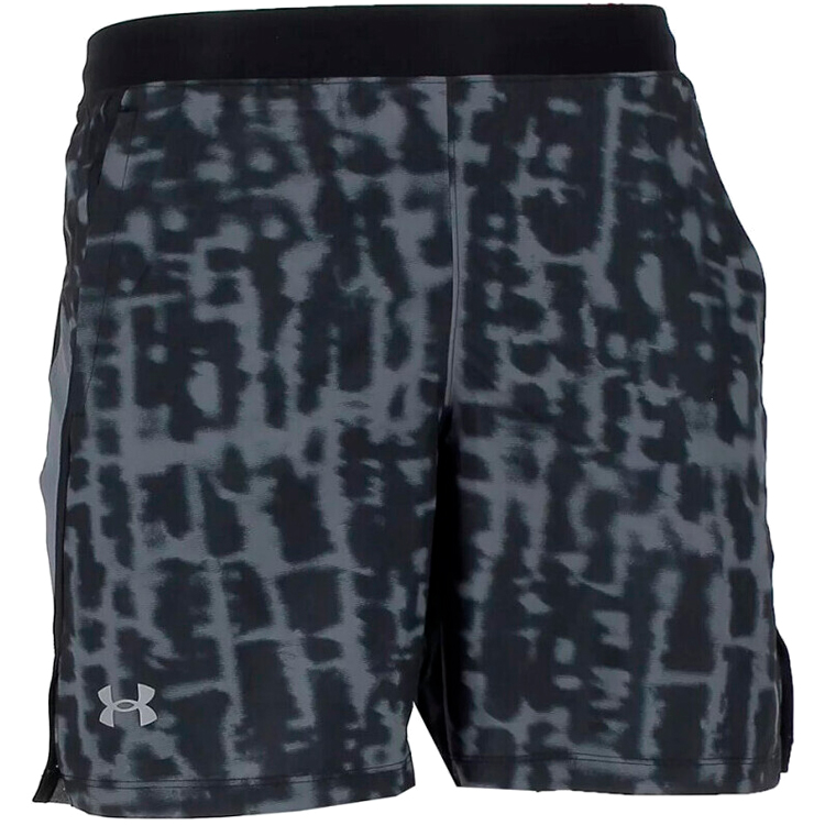 Sorti de bărbați Under Armour UA LAUNCH 7 PRINT SHORTS L Negru-gri photo 4