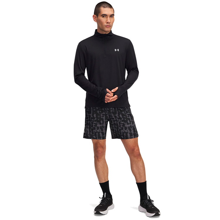 Sorti de bărbați Under Armour UA LAUNCH 7 PRINT SHORTS L Negru-gri photo 5