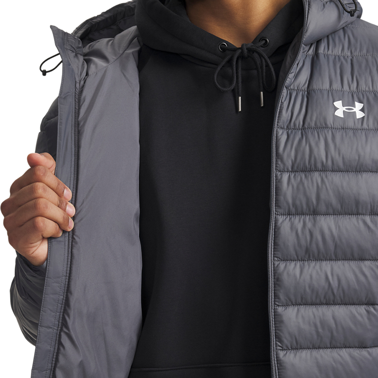 Geacă pt Barbati Under Armour UA Sportswear Ins Jkt L Gri photo 3
