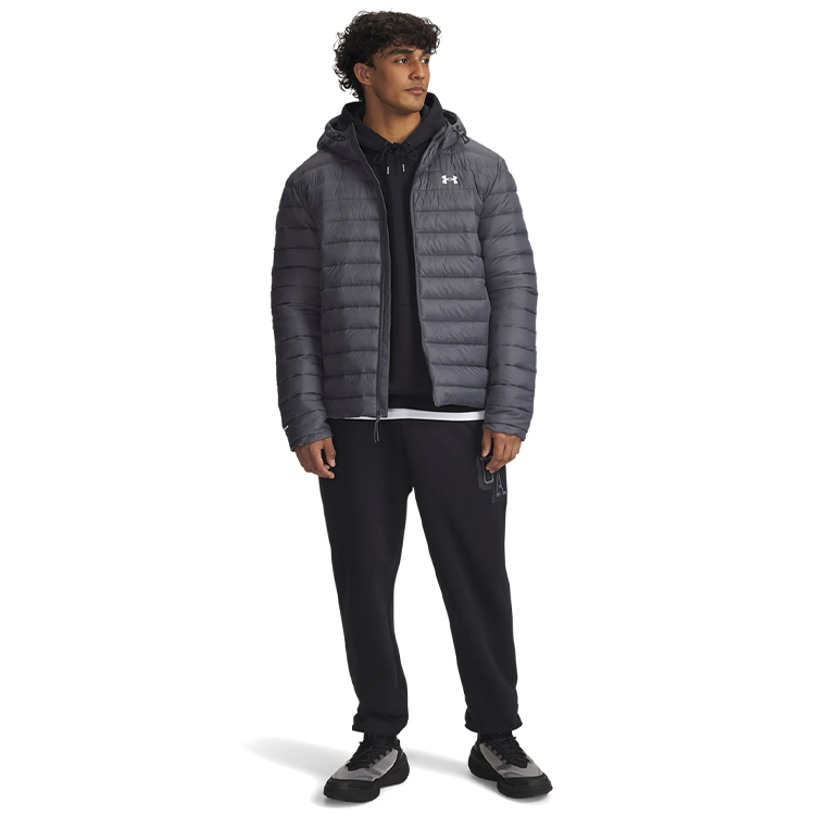 Geacă pt Barbati Under Armour UA Sportswear Ins Jkt L Gri photo 4
