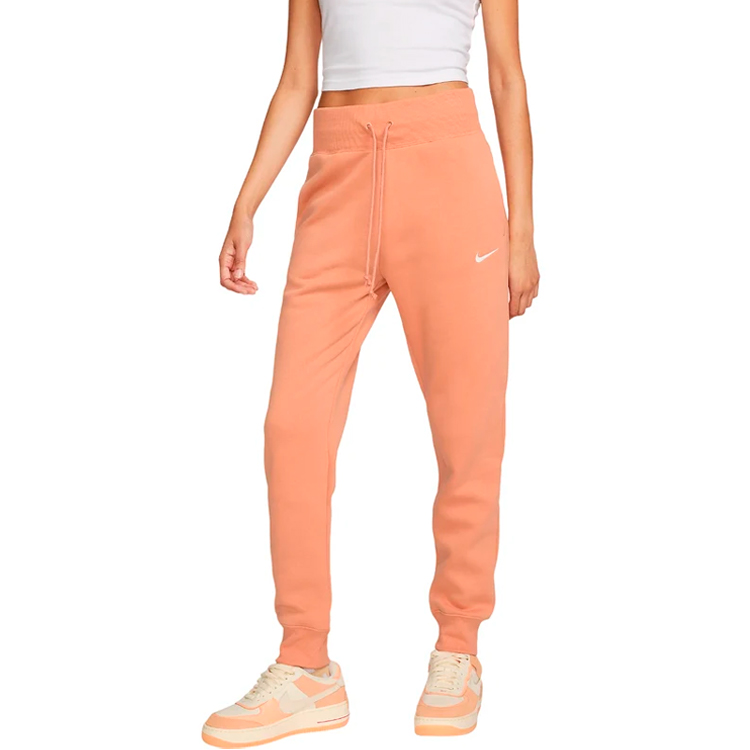 Pantaloni Nike W NSW PHNX FLC HR PANT STD XS Oranj Femei photo 2