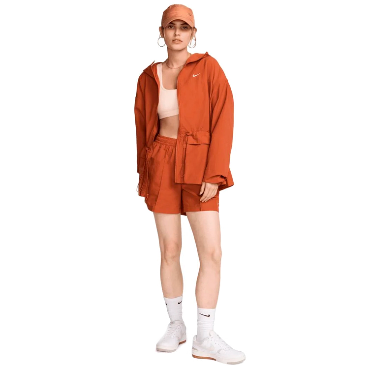 Шорты Nike WMNS NSW ESSNTL MR 5IN WVN SHRT M Коричневый Женский photo 5