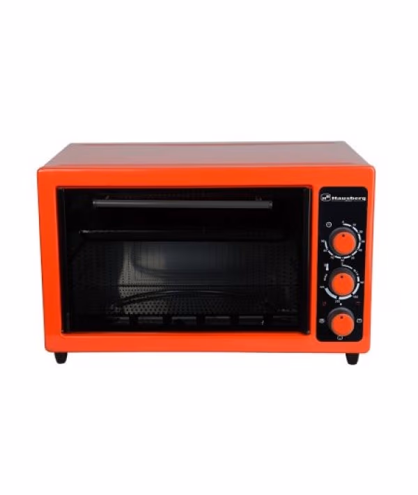 Cuptor electric Hausberg HB9025, 38 l, 1400 W, Rosu 