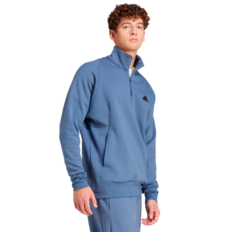 Hanorac pt bărbați Adidas M Z.N.E. H-ZIP XS Albastru photo 3