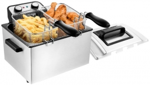 Фритюрница Kitfort KT-2025, 1.25 кг, 3270 Вт, Нержав.сталь thumbnav 1