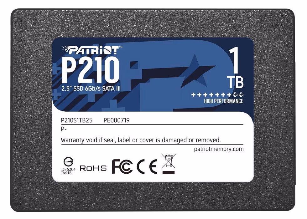 Внутренний SSD диск Patriot P210S1TB25