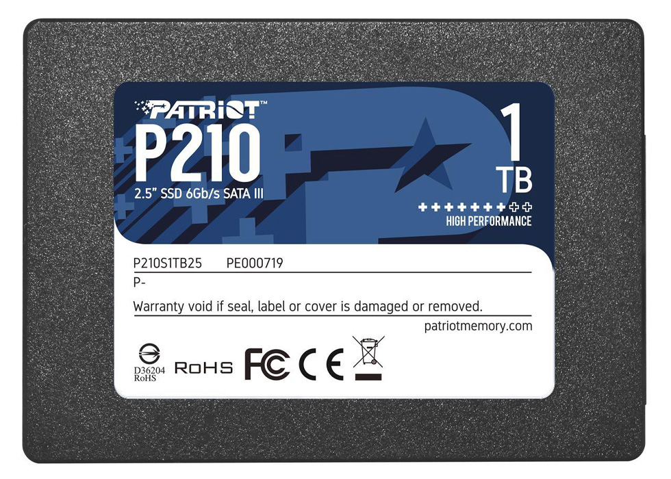 Внутренний SSD диск Patriot P210S1TB25 photo 1 Внутренний SSD диск Patriot P210S1TB25 photo 1