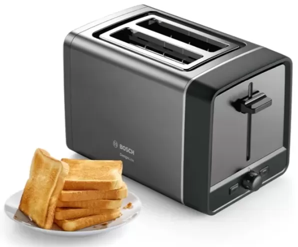 Prajitor de paine Bosch TAT5P425, 2, 970 W, Argintiu