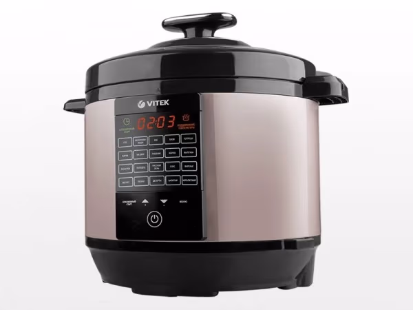 Мультиварка- скороварка Vitek VT4225, 900 Вт, 20 программ, Черный