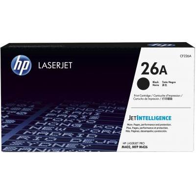 HP 26A Black Original LaserJet Toner Cartridge, 3100 p., (for HP LaserJet Pro M426 series) photo 1