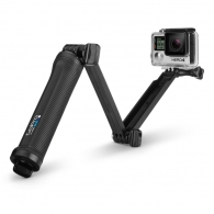 GoPro 3-Way -3-in-1 mount can be used as a camera grip, extension arm or tripod, compatible with HERO7 Black, HERO6 Black, HERO5 Black, HERO5 Session, HERO Session, HERO4 Black, HERO4 Silver, HERO+ LCD, HERO+, HERO thumbnav 1