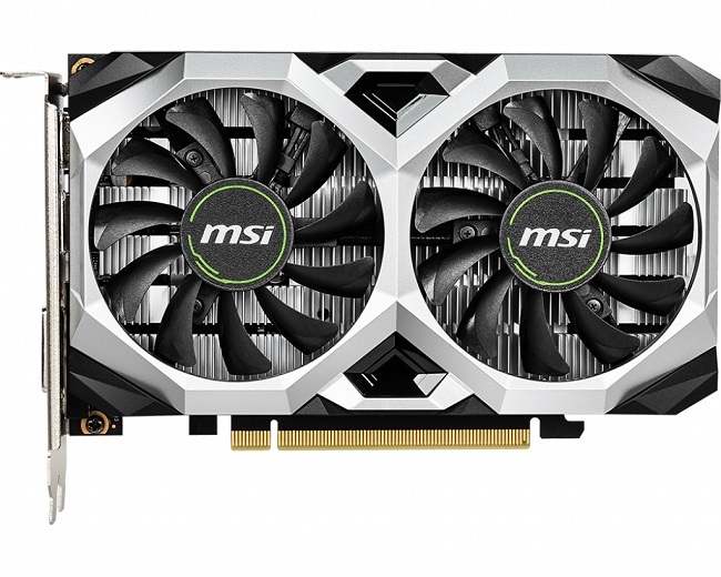 MSI GeForce GTX 1650 VENTUS XS 4G OC / 4GB GDDR5 128Bit 1740/8000Mhz, DVI-D, HDMI, DisplayPort, Dual fan - Customized Design, TORX Fan2.0, Gaming App, Retail photo 1