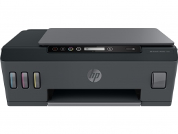 MFD CISS HP Smart Tank 500, Black/Gray, A4, up to 11ppm/5ppm black/color, up to 4800x1200 dpi, Scan 1200 x 1200, Up to 800 p/m, 800Mhz, 256 Mb, 7 segment LCD, Hi-Speed USB 2.0, (3*GT53XL Black 135ml, 1*GT52 C/M/Y) thumbnav 1