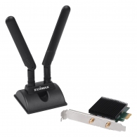 EDIMAX EW-7833AXP AX3000 Wi-Fi 6 + Bluetooth PCI Express Adapter, 2402Mbps on 5GHz + 574Mpbs on 2.4GHz, 802.11ax/ac/n/g/b/a, 2x R SMA Antenna, Bluetooth 5.0 thumbnav 1