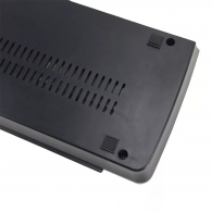 Qsmile LM382 A3, Rollers: 2(hot shoe), Input width: 320 mm,Speed: 25 cm/min, Min Film thickness: 160(2*80) microns, Max. film thickness: 250(2*125) microns, Min Film size: Credit card size (54*86 mm), Max. Paper size: A3, Max. lam. thickness: 0.6 mm thumbnav 2