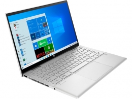 HP Pavilion 14 x360 Natural Silver (14-ek1002ci), 14.0" FHD (1920x1080) IPS 250 nits Multitouch (Intel Core i7-1355U 10xCore 3.7-5.0 GHz, 16GB (on board) LPDDR4 RAM, 512GB PCIe NVMe SSD, Intel Iris Xe Graphics, WiFi 6/BT5.3, CR, USB-C, HDMI, Backlit KB, 3 thumbnav 2