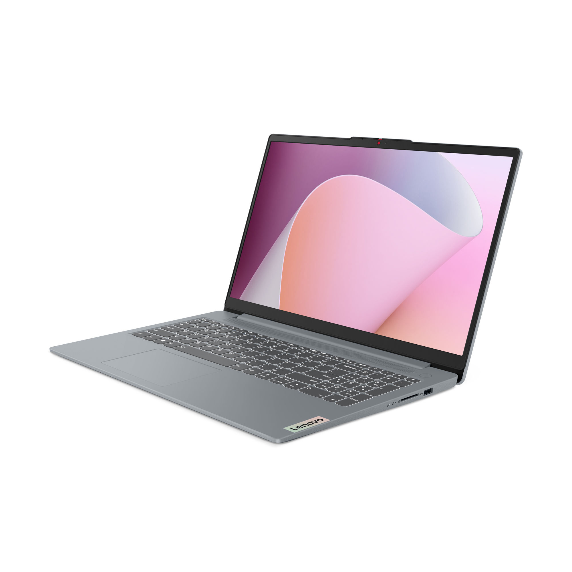 Lenovo IdeaPad Slim 3 15AMN8 Arctic Grey 15.6" IPS FHD 300 nits (AMD Ryzen 3 7320U 4xCore 2.4-4.1GHz, 8GB (on board) LPDDR5 RAM, 256GB M.2 2242 NVMe SSD, AMD Radeon 610M Graphics, WiFi6-AX/BT 5.2, 3cell 47Wh, 1080p FHD Webcam, EN/RU, No OS, 1.62kg) photo 3