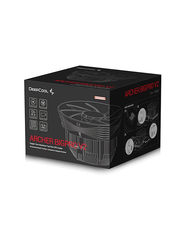 Кулер DEEPCOOL ARCHER BIGPRO V2/ 125W/ Universal/ 2000rpm/ 29.7dB(A)/ 60.19CFM photo 6