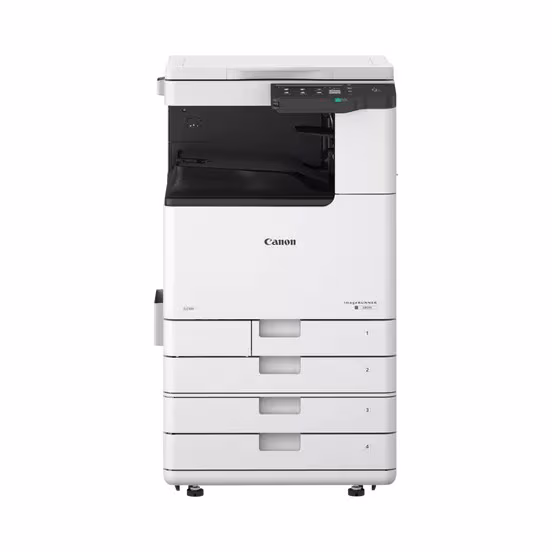 MFP A3 Canon iR2930 (5975C005) + C-EXV 67, Mono Printer/Duplex/Copier/Scan, A3, 15 ppm, DADF(up to 100-sheet), 1200x1200 dpi, up 30ppm, 52-220g/m, 1.6GHz, 2Gb, 64Gb, P/Input 1200-sheet, USB 2.0, Gb Ethernet, Wi-Fi, IN SET: Cartridge C-EXV 67 33k pages 5%.