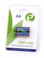 EnerGenie EG-BA-AA26-01 Ni-MH rechargeable AA batteries, 2600mAh, 2pcs blister pack