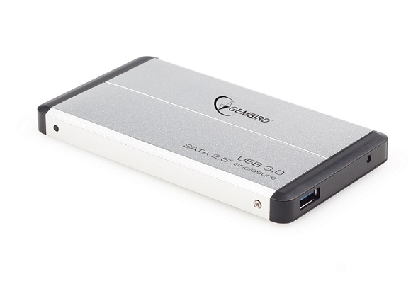 Gembird EE2-U3S-2-S, External enclosure for 2.5'' SATA HDD with USB3.0(5Gb/s) interface, Silver photo 2