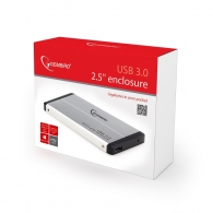 Gembird EE2-U3S-2-S, External enclosure for 2.5'' SATA HDD with USB3.0(5Gb/s) interface, Silver thumbnav 3