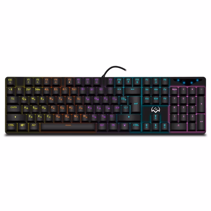 Tastatura Gaming SVEN KB-G9300 RGB / Blue switches / USB / 1.8m / Black